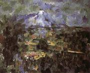 Paul Cezanne Mont Sainte-Victoire,Seen from Les Lauves Germany oil painting artist